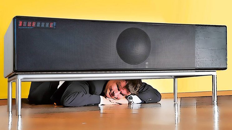 Zu gross fürs Wohnzimmer: Geneva Lab Sound System XXL.