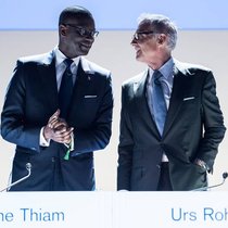 Tidjane Thiam und Urs Rohner: Die CS-Spitze ruft Aktionäre erneut zusammen.Keystone