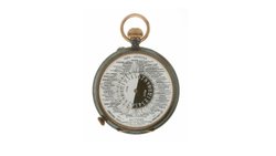 GMT avant la lettre: Taschenuhr «Hora-Universa», Schweiz, um 1880, mit Weltzeitindikation. Die seitliche Krone dient dem Stellen der drehbaren Tag-Nacht-Scheibe über dem Ortsverzeichnis. Lesebeispiel: Wenn die Kirchenglocken in Wien die volle Stunde um sechs Uhr abends schlugen, war es in Genf erst Viertel nach fünf.
