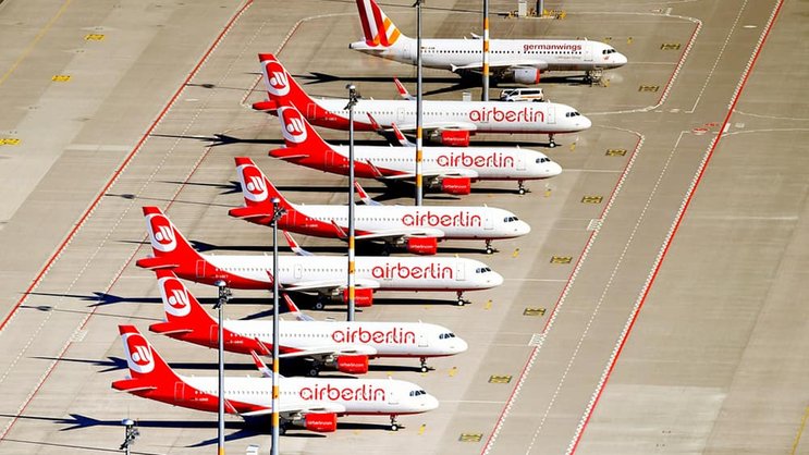Air Berlin: Grossaktionär Etihad hat den Geldhahn zugedreht. Keystone