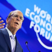 Unter amerikanischen Einfluss: WEF-Co-Präsident Larry Fink ...