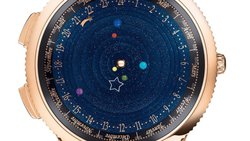 Die Planétarium von Van Cleef & Arpels mit Sternenhimmel auf dem Ziffernblatt (Bild: PR)