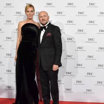 Georges Kern mit Uma Thurman: Richemont verliert den Chef der Uhrensparte.Keystone