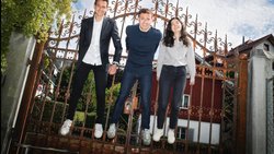 WEGGEFÄHRTEN FÜRS LEBEN Philipp Binkert (l.), Basile Morel und Valeria Jannelli haben in den letzten Monaten intensiv zusammengearbeitet – das schweisst zusammen.