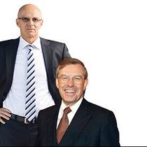 Gute Aussichten mit Sulzer: CEO Klaus Stahlmann (l.) und Präsident Manfred Wennemer.