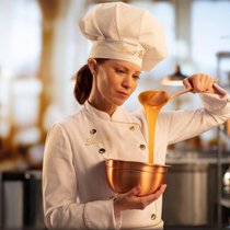 Eine Maître Chocolatiers von Lindt&Sprüngli.