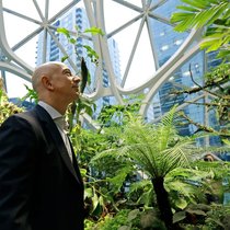 Jeff Bezos: Der Amazon-Chef am Hauptsitz in Seattle.