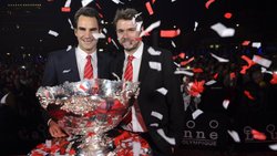 Finanziell trennen sie Welten: Roger Federer und Stan Wawrinka.  Keystone