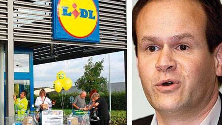 Unterstützung von der Insel: Lidl-Schweiz-Chef Matthias Opitz.