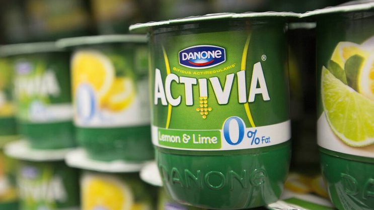 Danone: Seit 2009 haben die Aktien des französischen Konzerns 60 Prozent zugelegt. Keystone