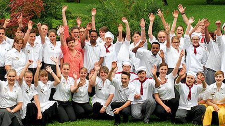 Das Team des «Hof Weissbad», des Gewinners des Swiss Arbeitgeber Award 2013.
