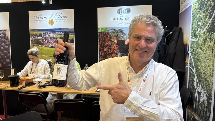 Stephane Defraine, Château de Fontenille, präsentiert seinen ersten Claret.