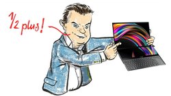 Touchscreen oberhalb der Tastatur: Asus probiert mit dem ZenBook Pro Duo etwas ganz Neues.