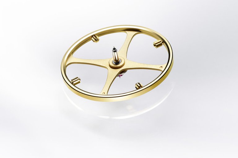 Rolex reguliert die Unruh über sogenannte Microstella-Schrauben an der Innenseite.