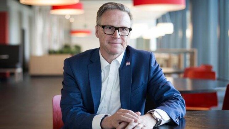 Gelöst: Andreas Meyer im Personalrestaurant des neuen SBB-Hauptsitzes. Anne Gabriel-Juergens
