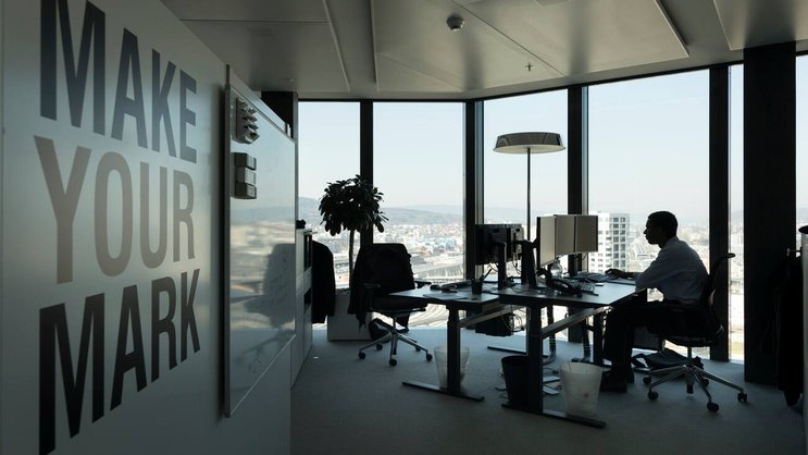 GAM-Büro im Zürcher Prime Tower.