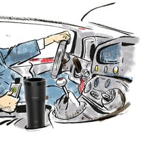 Im Crashtest: Wenn nötig kühlt oder wärmt der Mug den Inhalt auf die Wunschtemperatur.