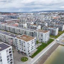 Glattpark in Opfikon: Die Miete belastet die Schweizer Haushalte immer stärker.
