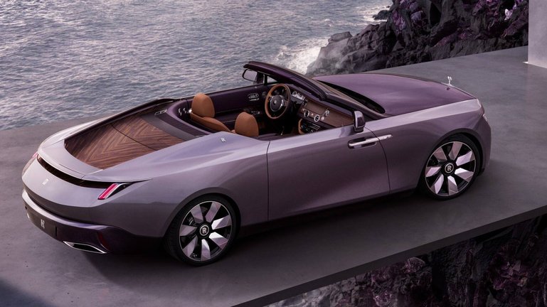 Wurde nach Gstaad geliefert: Der «Amethyst Droptail» von Rolls-Royce.