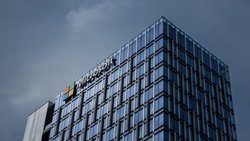 Der Sitz von Microsoft in Belgrad.