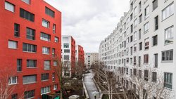Häuser in Opfikon ZH.