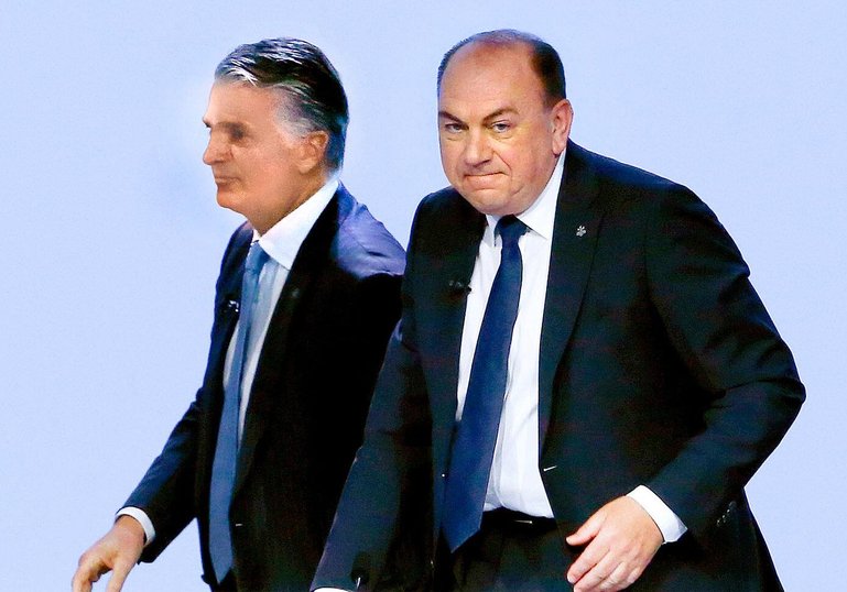 Sergio Ermotti und Axel Weber