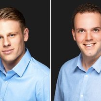 Intelligenz: Guillaume Bourquenoud (l.) und Valentin Moullet versuchen die Risiken bei der Geldanlage mit künstlicher Intelligenz zu verringern.