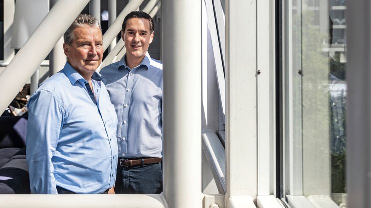 Die Start-up-Gurus: Beat Schillig (links) und Stefan Steiner.