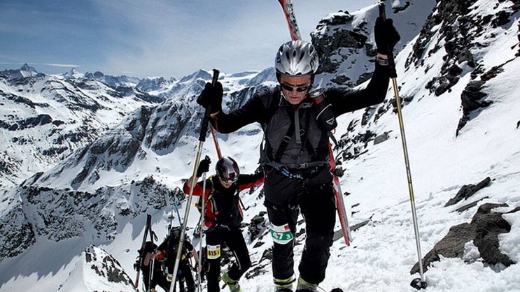 «Unvergessen»: Carsten Schloter (v.) an der Patrouille des Glaciers 2010.