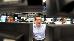 Börsenanleger: Das Börsenbeben ist nicht eingetroffen. Keystone