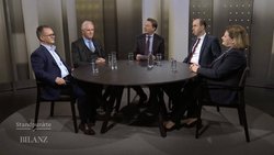 Am «Bilanz» Business Talk diskutiert Chefredaktor Dirk Schütz mit seinen Gästen über das Thema «Börse: Immer höher, immer weiter?».