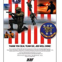 «Danke, Seals»: Inserat von Beretta.