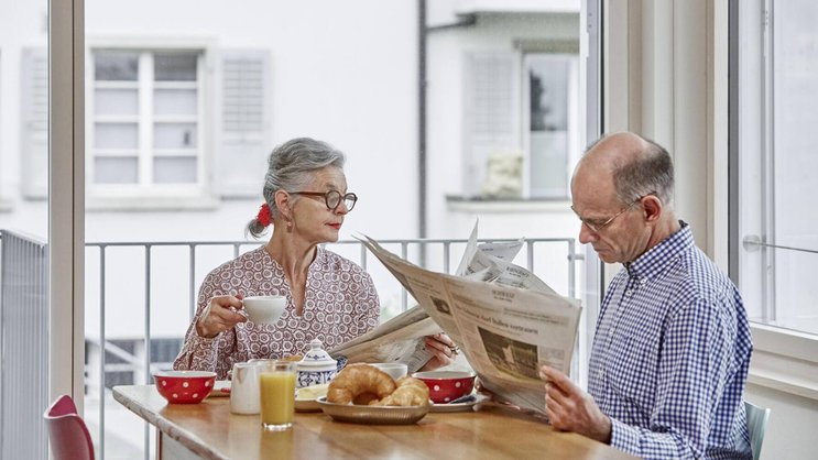 Die finanzielle Zufriedenheit bei Rentnern ist hoch.