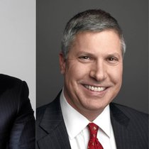 EIFRIGE KREDITGEBER Unter Iqbal Khan (l.) und Tom Naratil, Co-Chefs der Globalen Vermögensverwaltung, ist das Volumen der vergebenen Kredite auf inzwischen 228 Milliarden Dollar gestiegen.