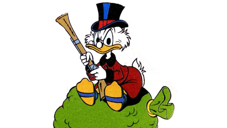 Dagobert Duck: Die reichsten Schweizer kommen nicht ganz an ihn heran.