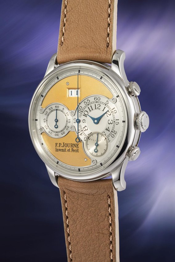 Octa Chronographe 38mm Brass Movement von F.P.Journe: Ein seltenes, frühes Modell in Platin aus dem Jahr 2001. Schätzpreis:&nbsp;150’000 bis 300’000 Fr.