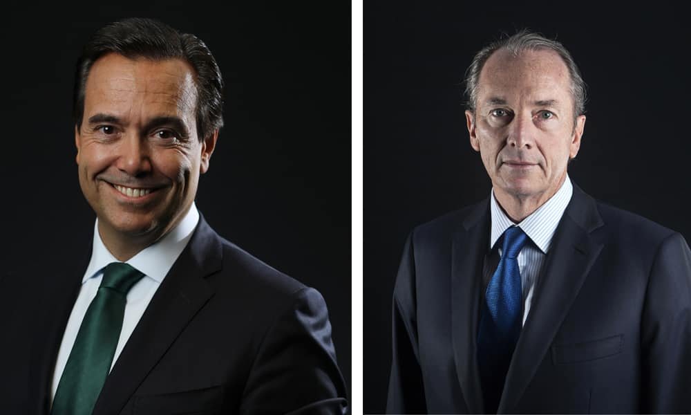 António Horta-Osório, CEO von Lloyds, und James Gorman, Chef von Morgan Stanle