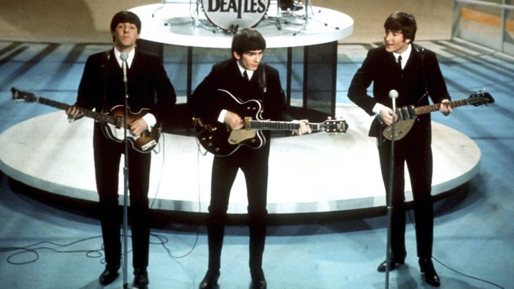 Protestierten im Song «Taxman» gegen hohe Steuern: die Beatles live in der CBS-TV-Sendung «Ed Sullivan Show» in New York am 9. Februar 1964.