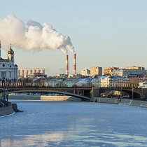 Blick auf den Kreml in Moskau.