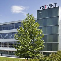 Der Hauptsitz der Comet Gruppe in Flamatt.