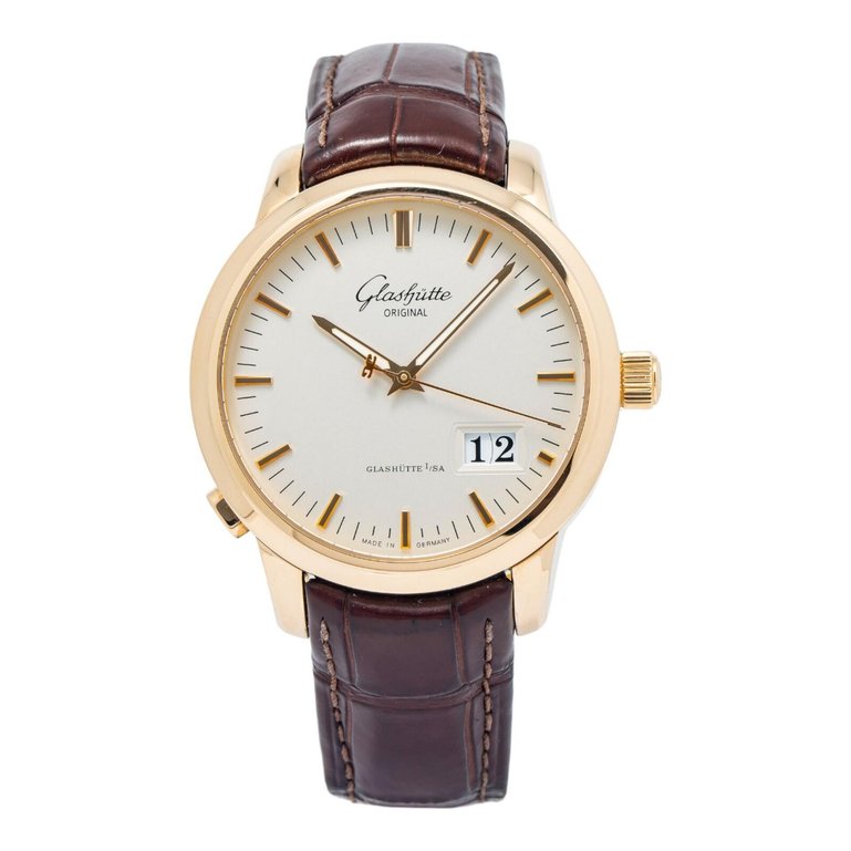 Original Senator Panorama Date von Glashütte.