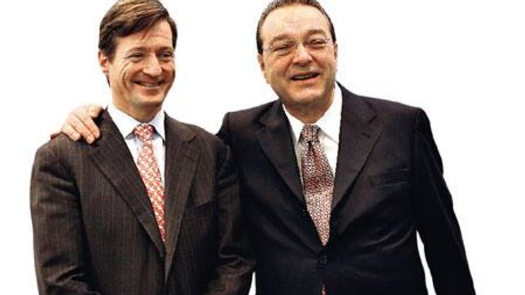 Von Anlegern verschmäht: CS-Chef Brady Dougan und UBS-Lenker Oswald Grübel (r.).