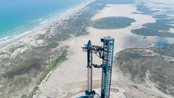 Starship von SpaceX im April 2023.