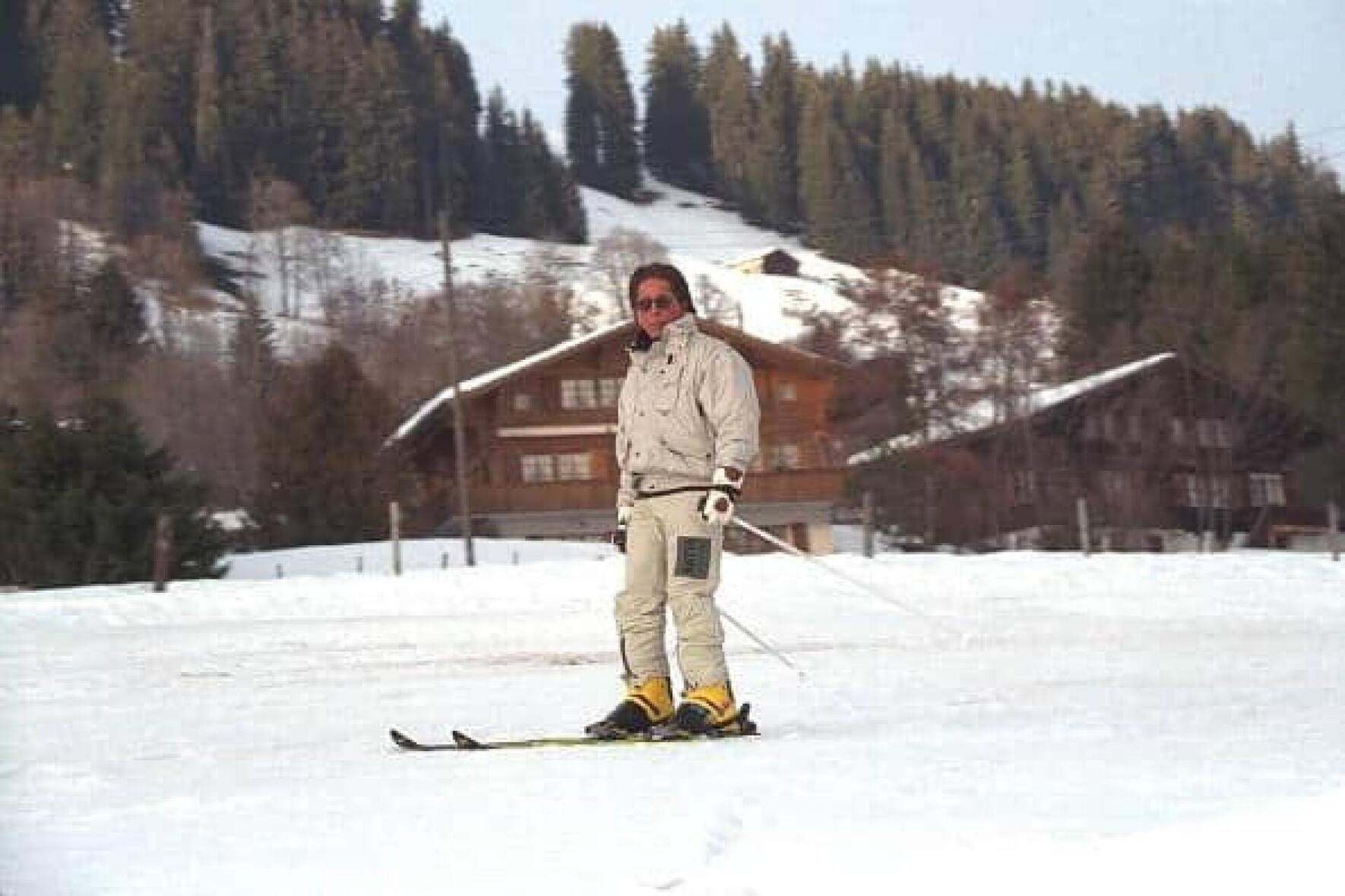 Regelmässig kommt Valentino zum Skifahren nach Gstaad, wo er auch ein Chalet besass. (Photo by James Andanson/Sygma via Getty Images)