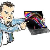 Touchscreen oberhalb der Tastatur: Asus probiert mit dem ZenBook Pro Duo etwas ganz Neues.