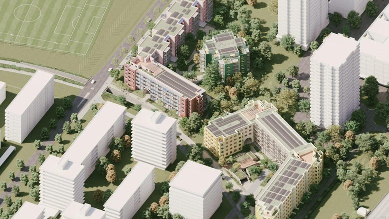 In Zug entstehen in der Überbauung «Schliifi» 272 neue Wohnungen, die deutlich unter 2000 Franken kosten.