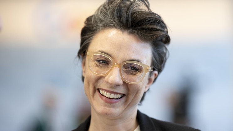 Christine Antlanger-Winter anlässlich des 20. Geburtstags von Google Schweiz in Zürich, am Montag, 25. November 2024: Die Österreicherin ist seit 2022 Chefin.