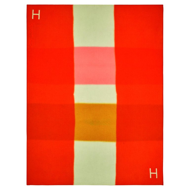 2 Kaschmir-Plaid, handgewebt und handgefärbt, von Hermès, 3700 Fr.