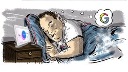 Auf dem Nachttisch positioniert, misst der Nest Hub 2 Dauer und Qualität der Nachtruhe, ausserdem Atemfrequenz und wie oft man schnarcht oder hustet.