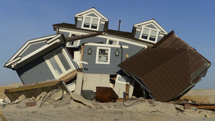 New Jersey, USA: Überbleibsel des Hurrikan Sandy von 2012. (Bild: Keystone)